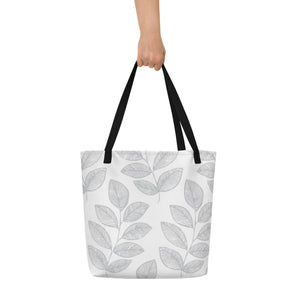 GRAY  Large Tote Bag