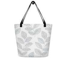 Load image into Gallery viewer, GRAY  Large Tote Bag
