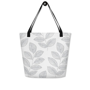 GRAY  Large Tote Bag