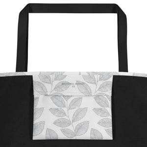 GRAY  Large Tote Bag