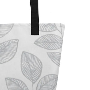 GRAY  Large Tote Bag