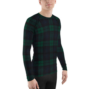 BLACKWATCH TARTAN PLAID Men's Rash Guard