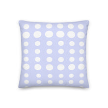 Load image into Gallery viewer, Periwinkle Dots Pillow
