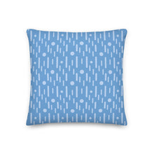 Load image into Gallery viewer, Atomic Blue Modern Print Pillow
