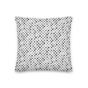 Code Black And White Modern Pillow