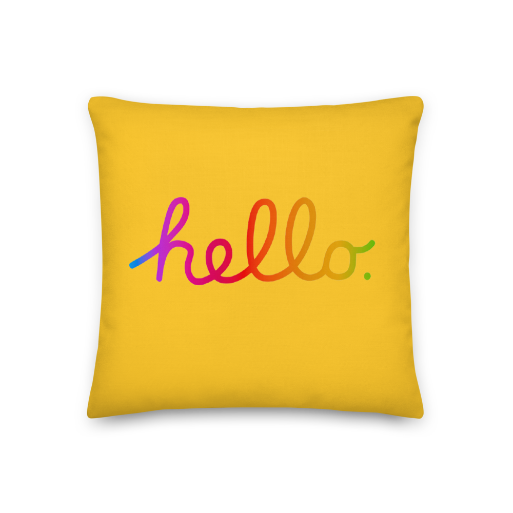 Hello Pillow