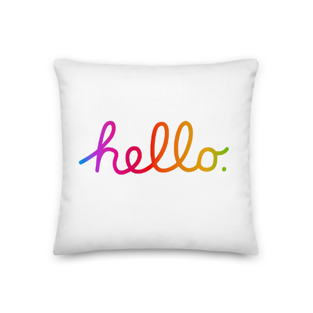 Hello Pillow