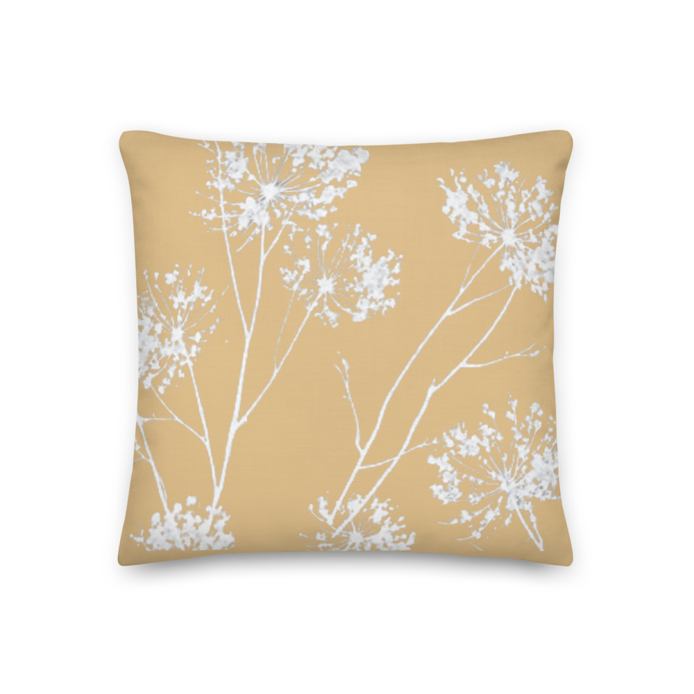 COASTAL Sand Floral Pillow