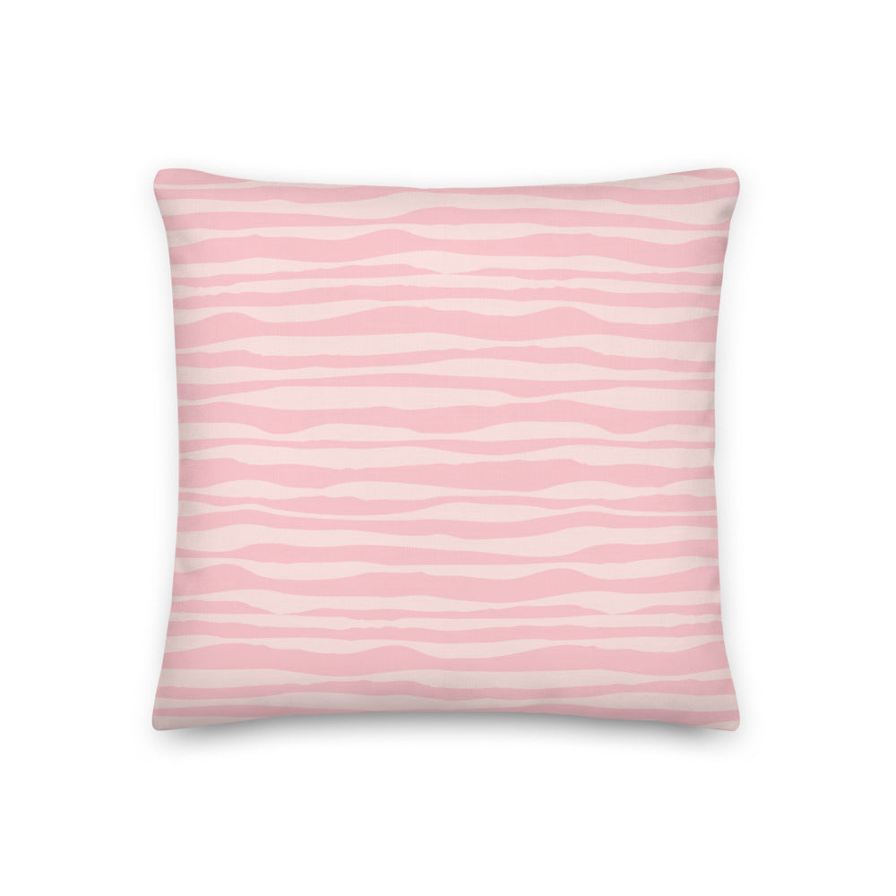 Paris Pink Geo Waves Pillow