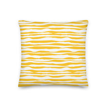 Load image into Gallery viewer, Golden Sunbeams Geo Waves Pillow
