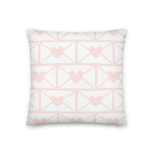 Load image into Gallery viewer, Love Letters Pink Print Pillow
