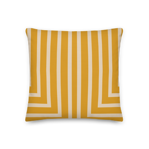 Gold Striped Lawrence Pillow