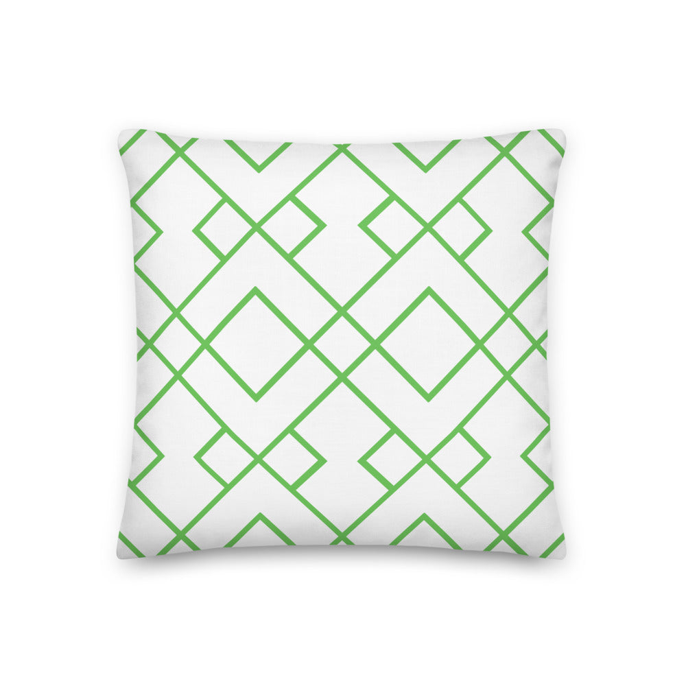 Mod Geo Green Pillow
