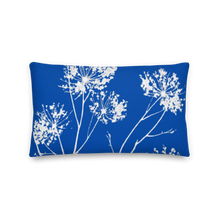 Load image into Gallery viewer, COASTAL Royal Blue And White Pillow
