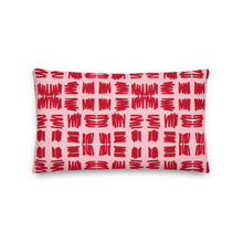 Load image into Gallery viewer, Love Letters Red Print Pillow
