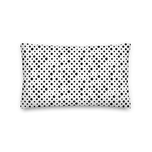 Code Black And White Modern Pillow