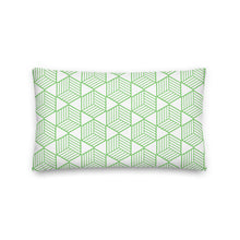 Load image into Gallery viewer, Mod Geo Green Pillow
