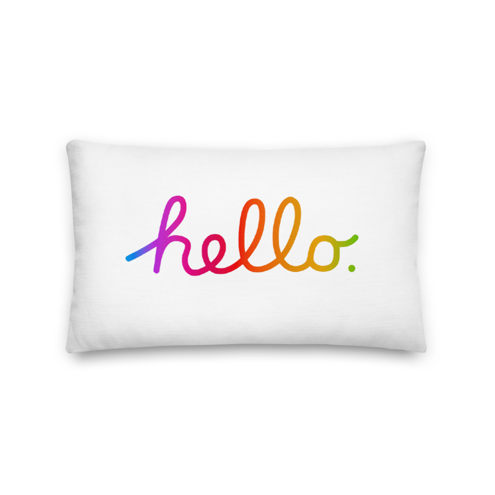 Hello Pillow