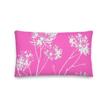 Load image into Gallery viewer, COASTAL High Pink Floral Pillow
