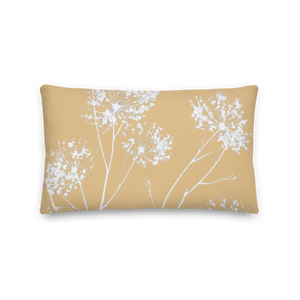 COASTAL Sand Floral Pillow