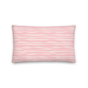 Paris Pink Geo Waves Pillow