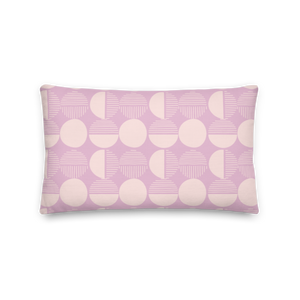 Lunar Modern Circles Pillow