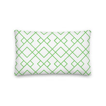 Load image into Gallery viewer, Mod Geo Green Pillow

