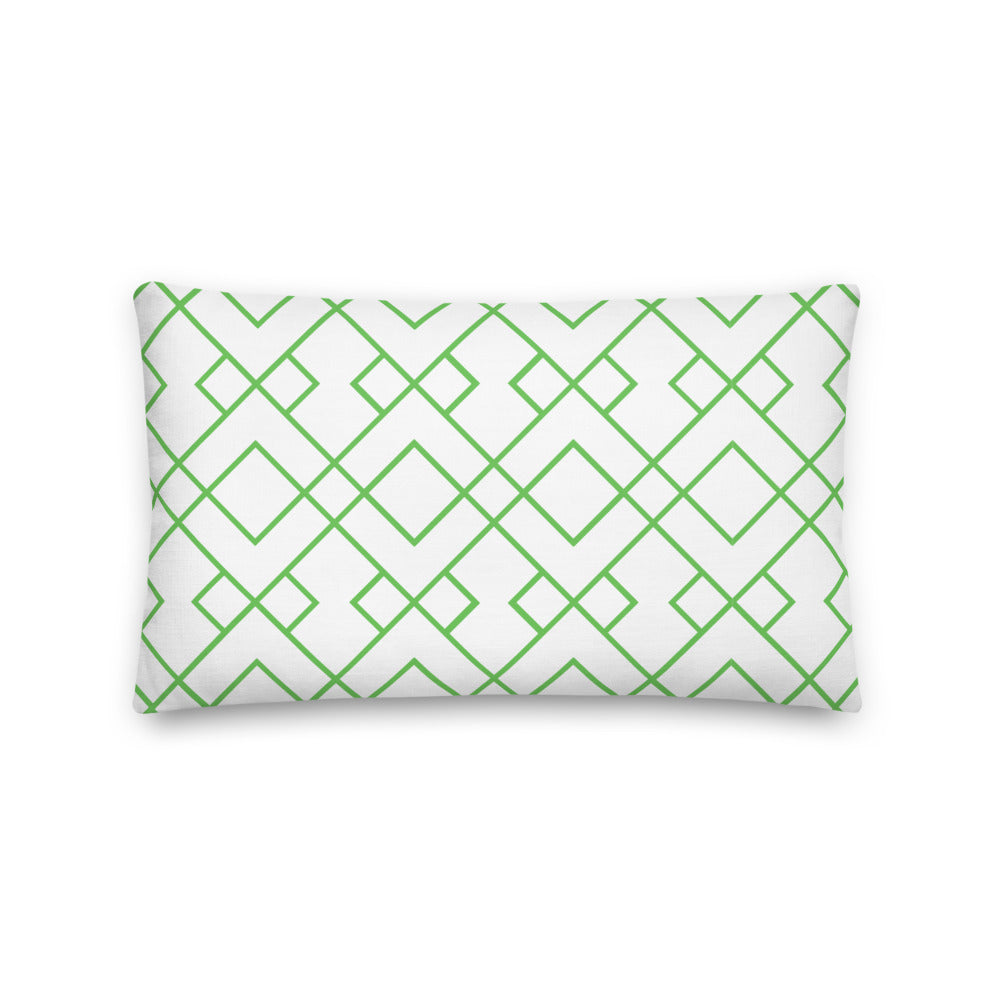 Mod Geo Green Pillow