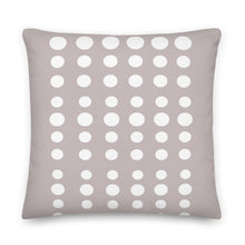 Load image into Gallery viewer, Taupe Dots Pillow
