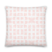 Load image into Gallery viewer, Love Letters Pink Print Pillow
