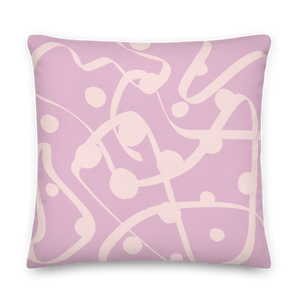 Lunar Modern Circles Pillow