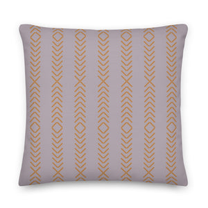 De Lis Grey Pillow