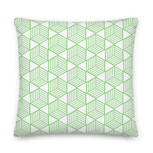 Load image into Gallery viewer, Mod Geo Green Pillow
