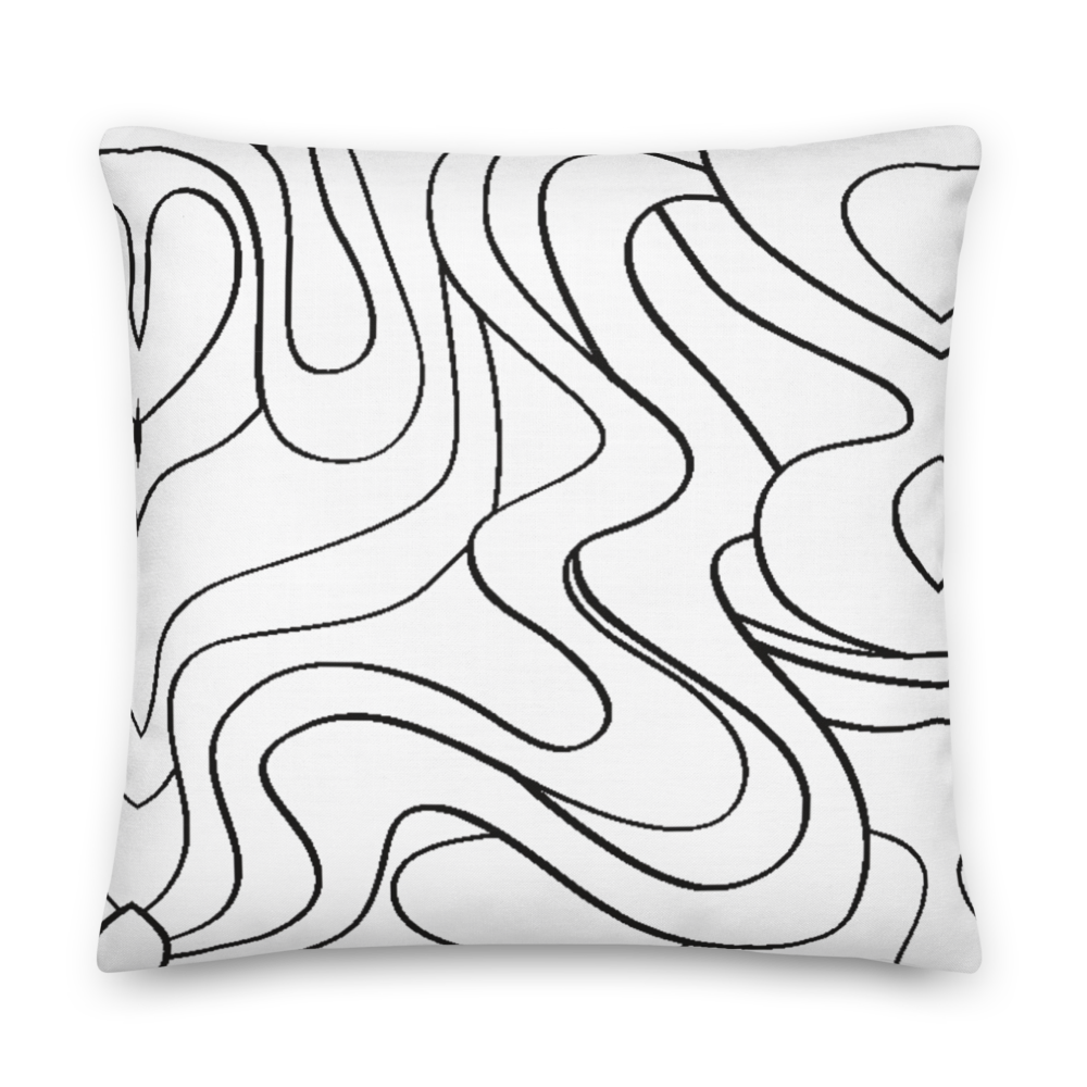 Modern Waves Pillow