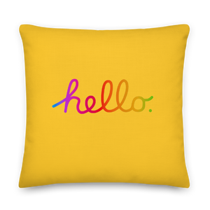 Hello Pillow