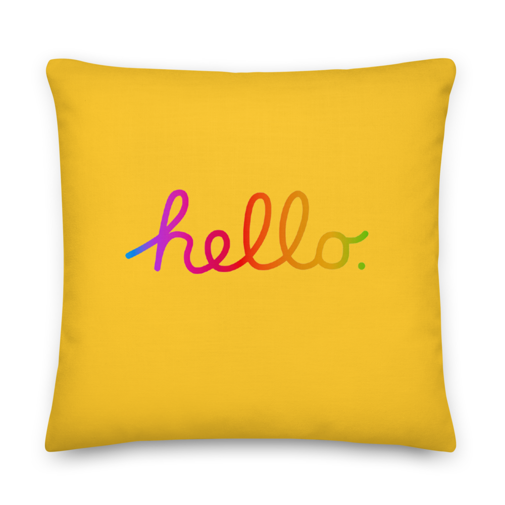 Hello Pillow