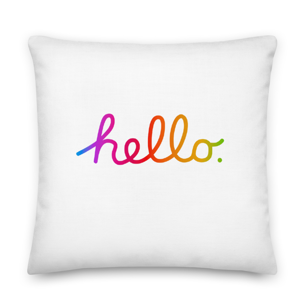 Hello Pillow