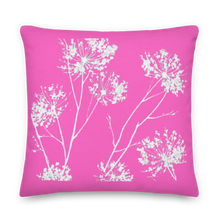 Load image into Gallery viewer, COASTAL High Pink Floral Pillow
