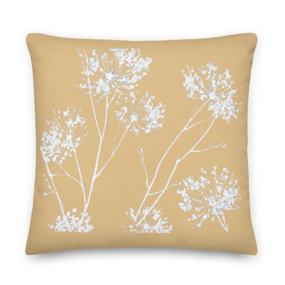 COASTAL Sand Floral Pillow