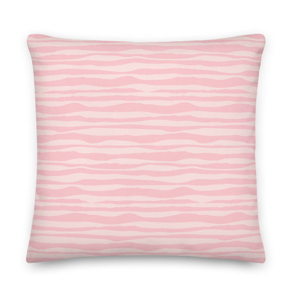 Paris Pink Geo Waves Pillow