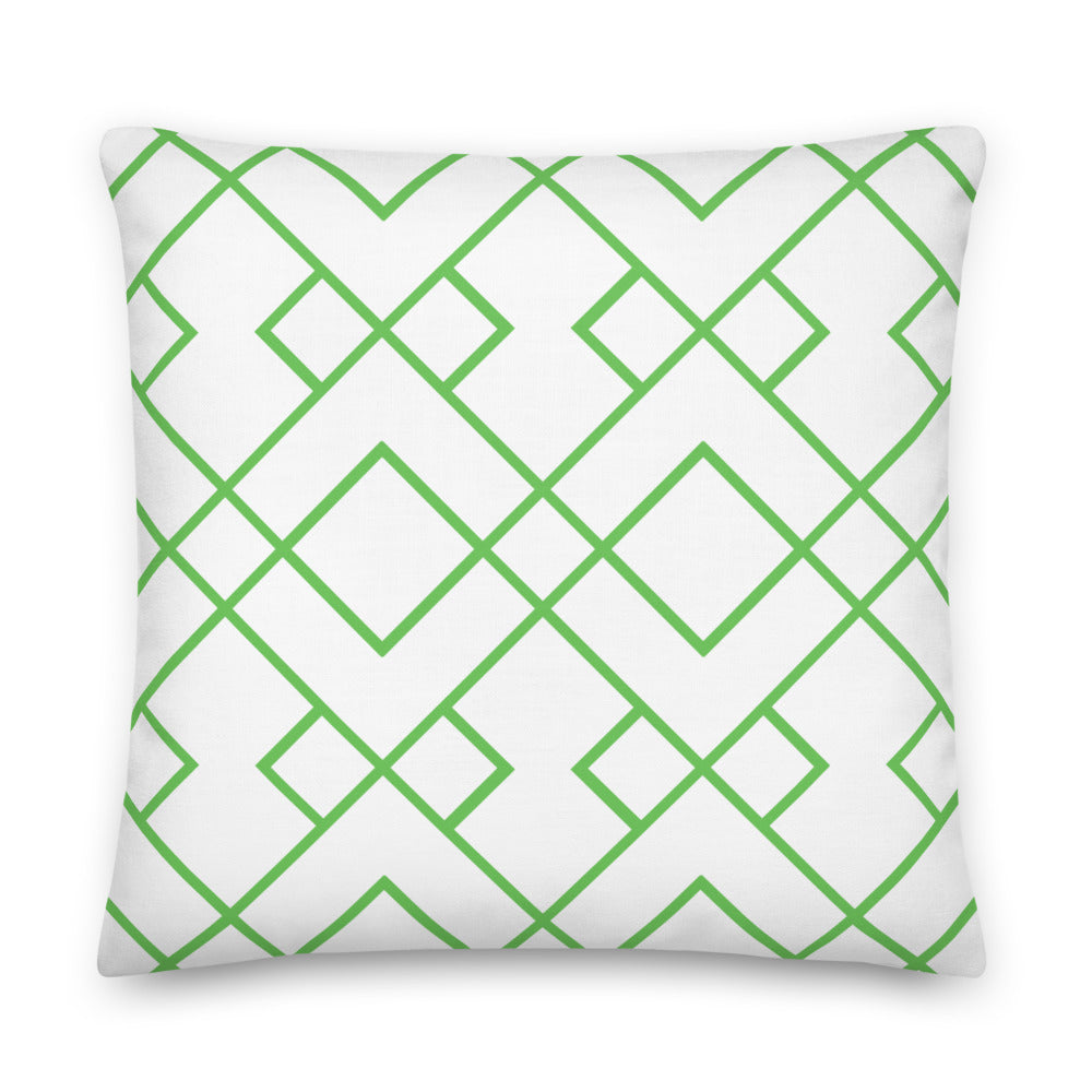 Mod Geo Green Pillow