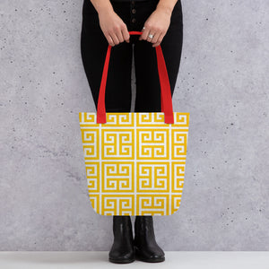 GREEK KEYS Tote bag