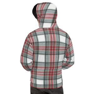 WHITE TARTAN Unisex Hoodie