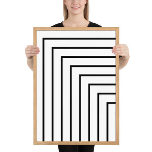 MODERN LINEAR Framed Art