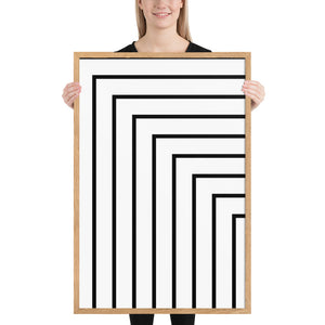 MODERN LINEAR Framed Art