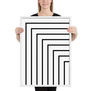 MODERN LINEAR Framed Art