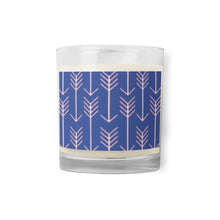 Load image into Gallery viewer, BLUE ARROW Glass jar soy wax candle
