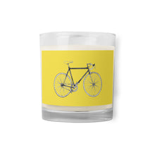 Load image into Gallery viewer, BIKE Glass jar soy wax candle
