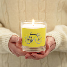 Load image into Gallery viewer, BIKE Glass jar soy wax candle
