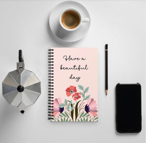 BEAUTIFUL DAY Spiral notebook